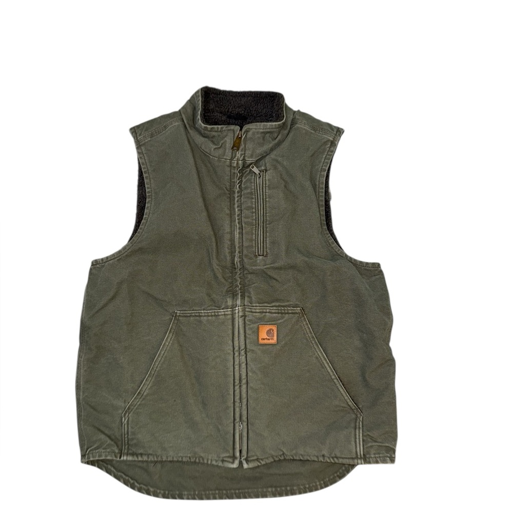 Carhartt V33 Moss Green Medium Lined Vest